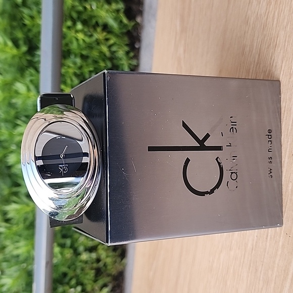 Calvin Klein Mound Women's Black and Silver Watch - Picture 6 of 8